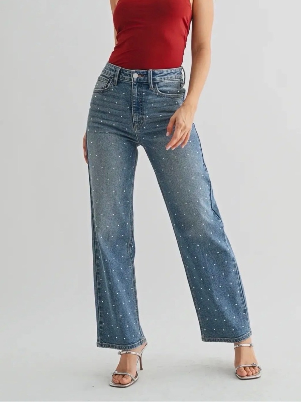 Rhinestone Jeans
